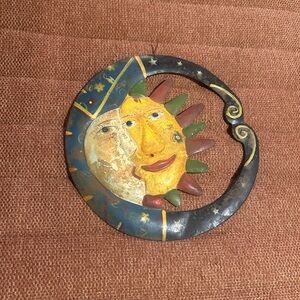 Cute Whimsical Moon and Sun Decor piece